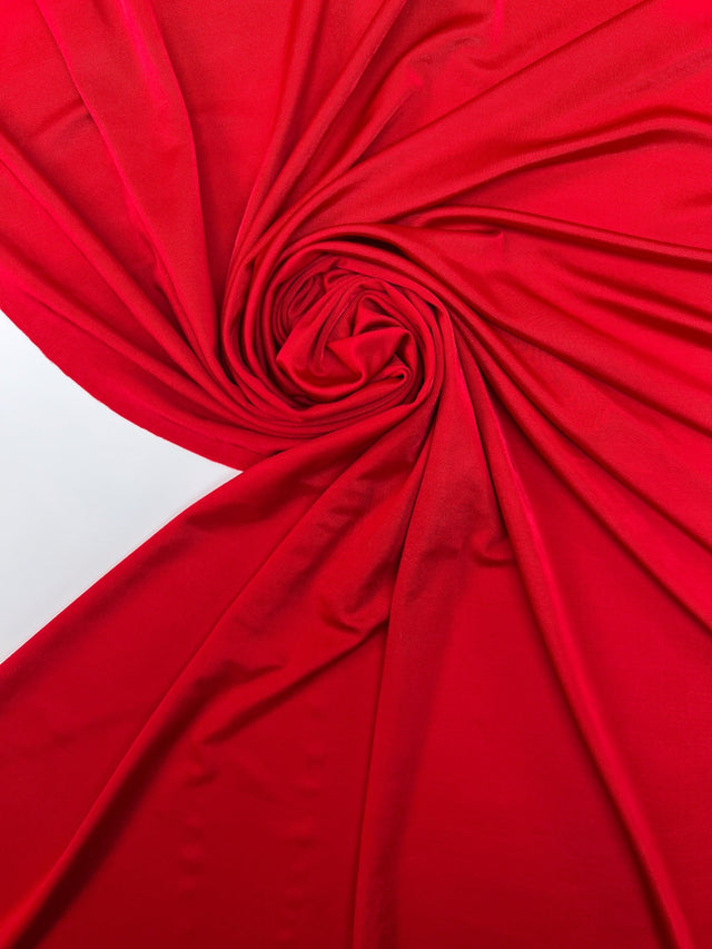 Viscose Elastane Moiré Knit Red