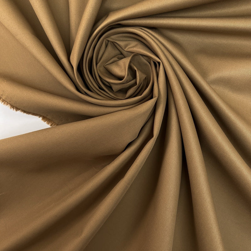 Cotton Twill Brown Beige