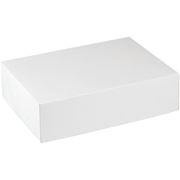 Wilton White Corrugated Cake Box, 10 x 14 Inch