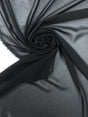 Black Polyamide Crepe Fabric