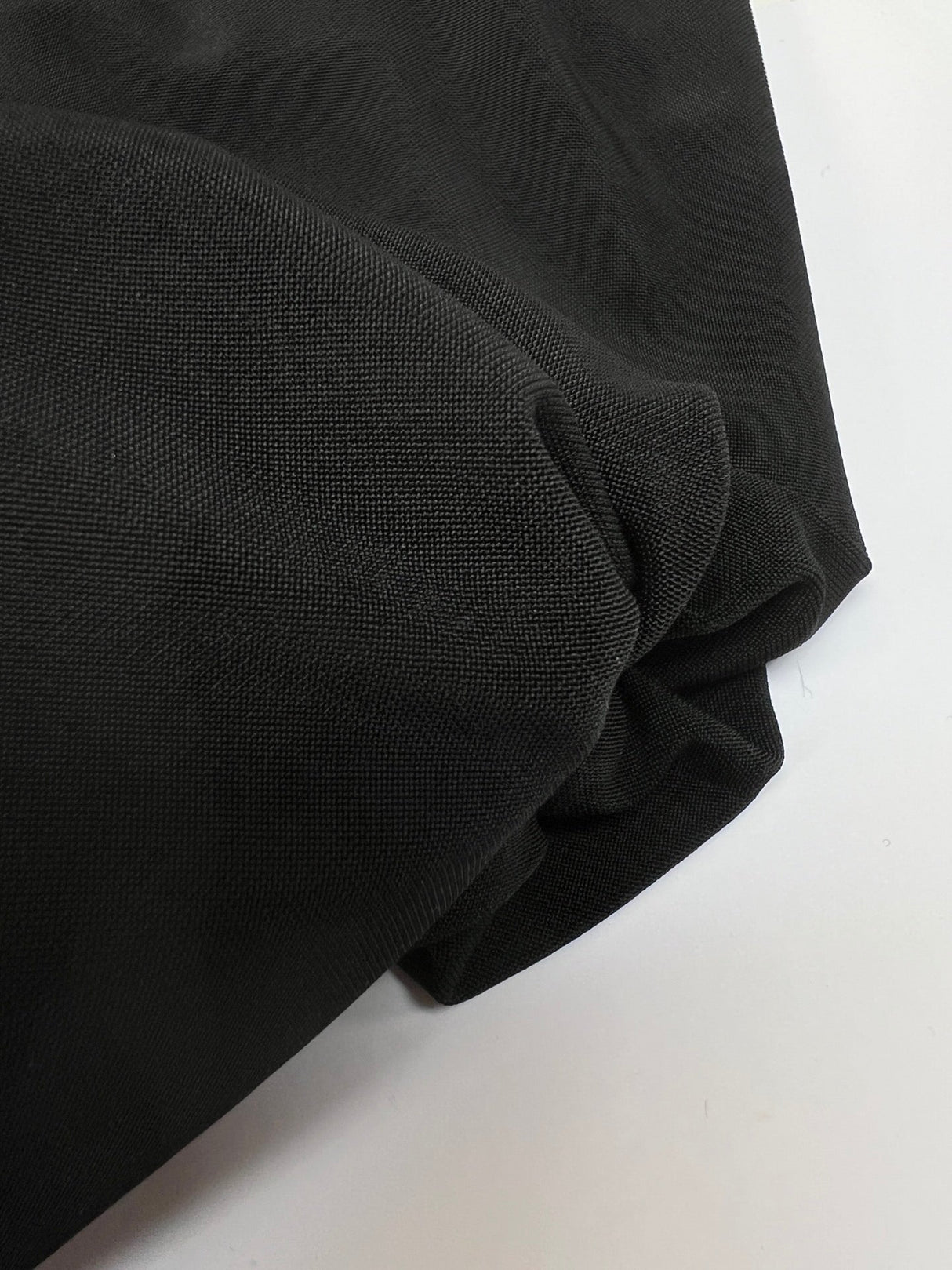 Black Polyamide Elastane Knitted Fabric