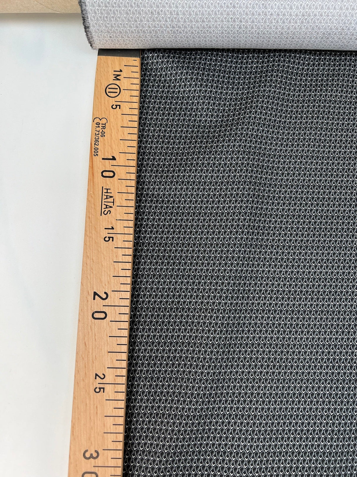 Cotton Poplin Gray Geometric Print