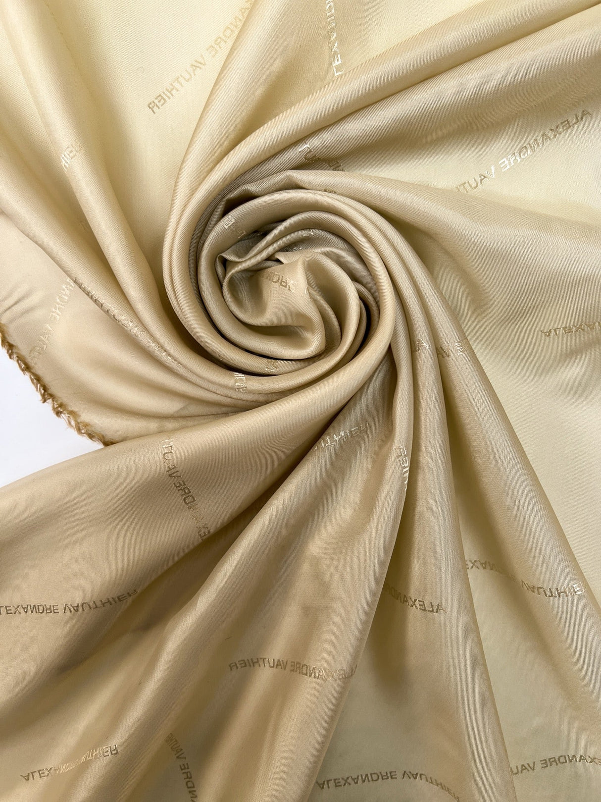Beige Viscose Lining Twill