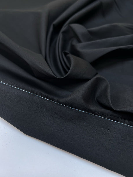 Cotton Elastane Woven Blue Black