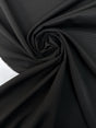Wool Jacquard Fabric Black Ribbed