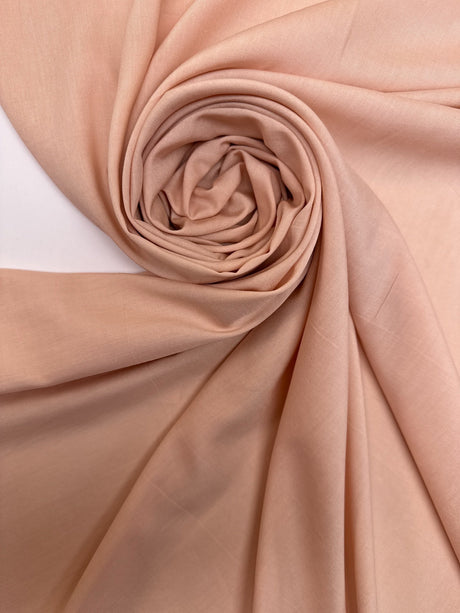 Pink Viscose Plain Woven Fabric
