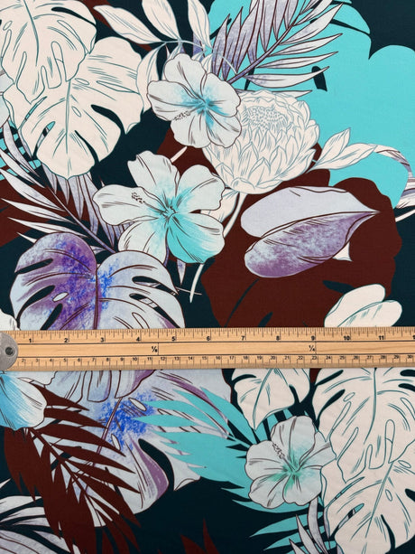 Viscose Floral Printed Fabric