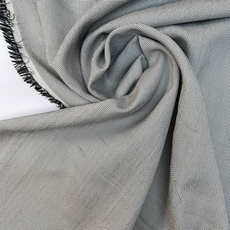 Cotton Blend Gray Shades Suiting Fabric