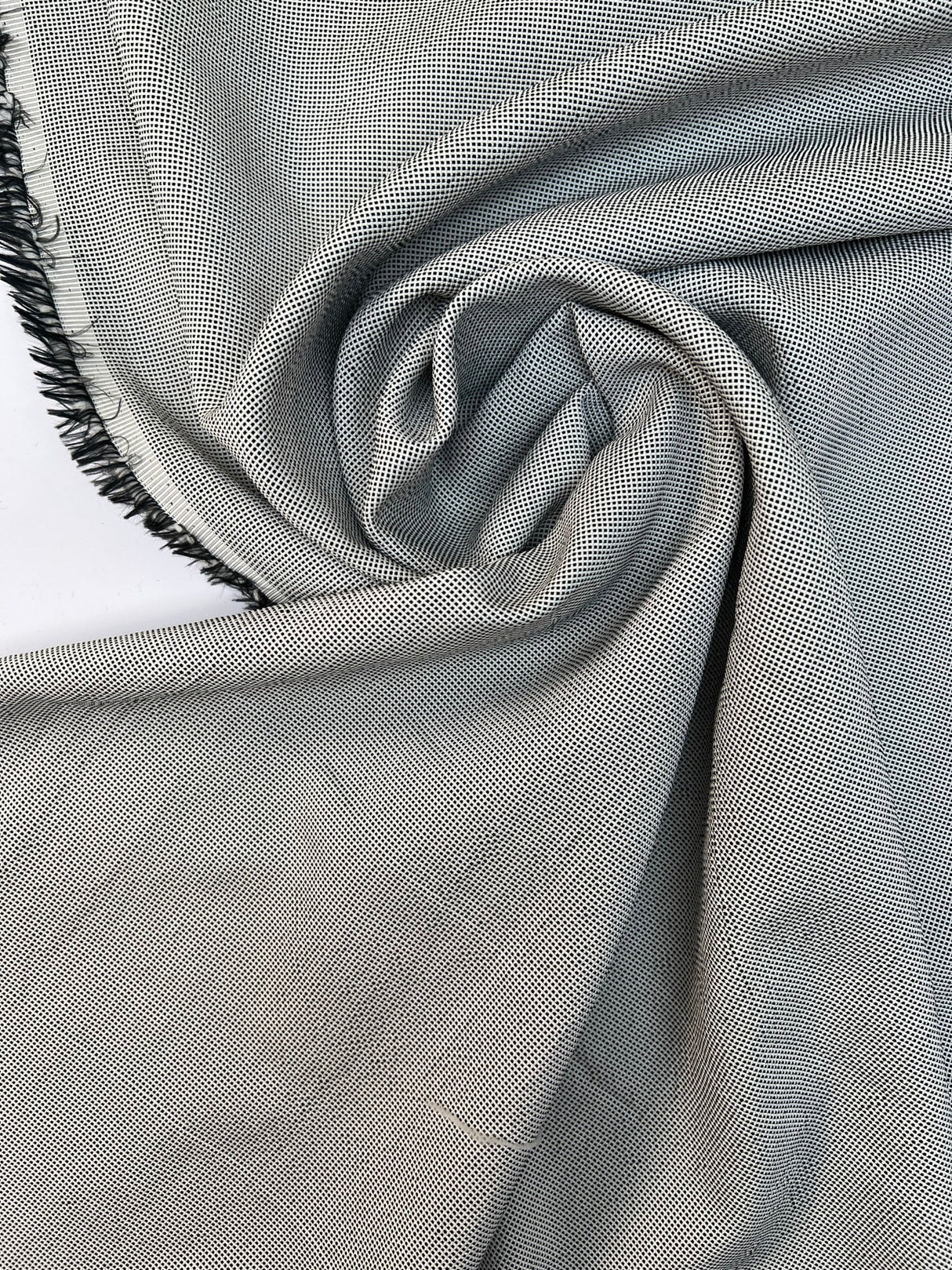 Cotton Blend Gray Shades Suiting Fabric