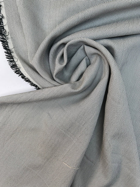 Cotton Blend Gray Shades Suiting Fabric