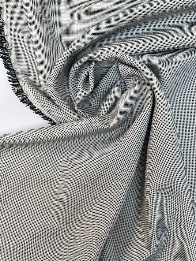 Cotton Blend Gray Shades Suiting Fabric