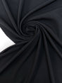 Black Crepe Blend Fabric