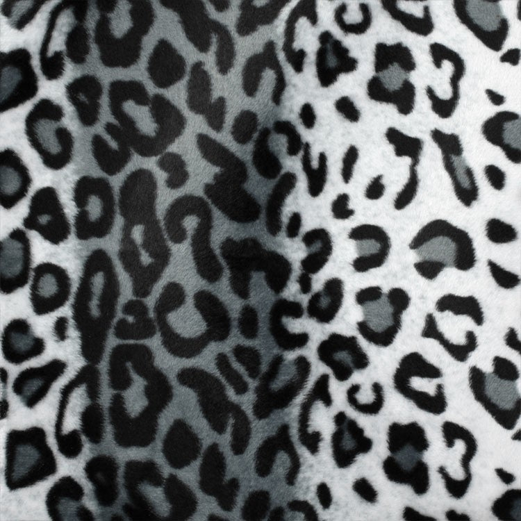 Leopard Print Velboa Faux Fur Fabric - Leopard Print, 60" Width (1 Yard)
