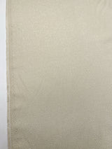 Polyamide Lurex Beige Herringbone Tweed Fabric