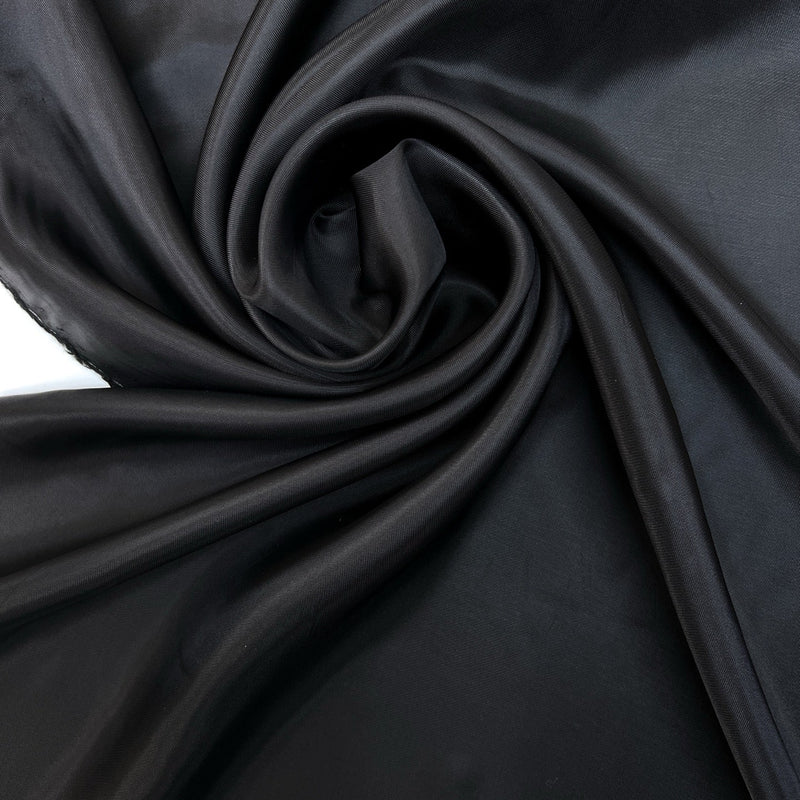 Black Viscose Twill Lining