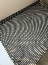 Polyester Chiffon Geometric Print Black Brown