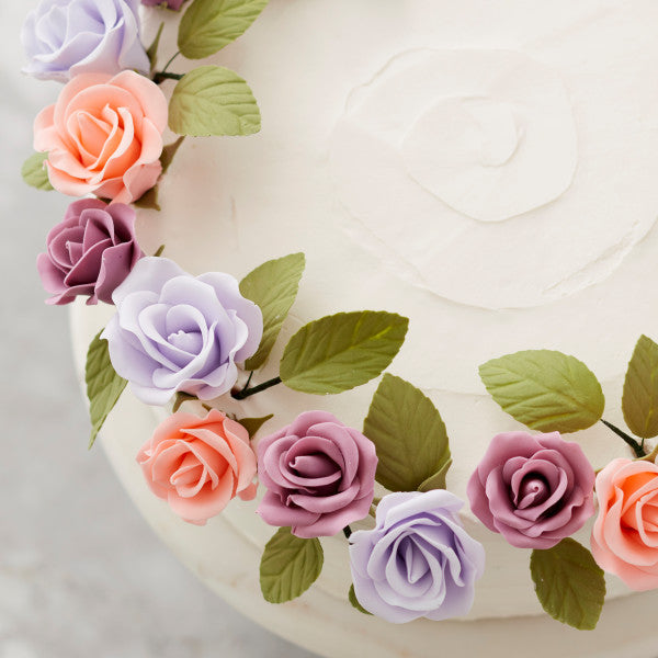 Wilton Gum Paste Rose Cut-Outs Set, 6-Piece