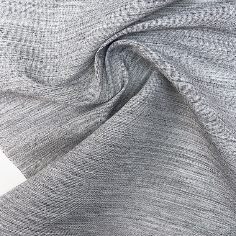 Polyester Melange Gray Fabric