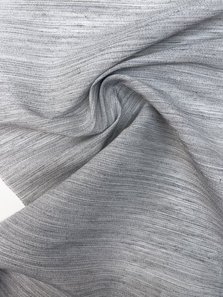 Polyester Melange Gray Fabric