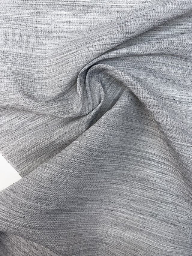 Polyester Melange Gray Fabric