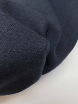 Wool Cotton Casual Fabric Blue Black