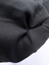 Black Cotton Nylon Polyester Elastane Woven