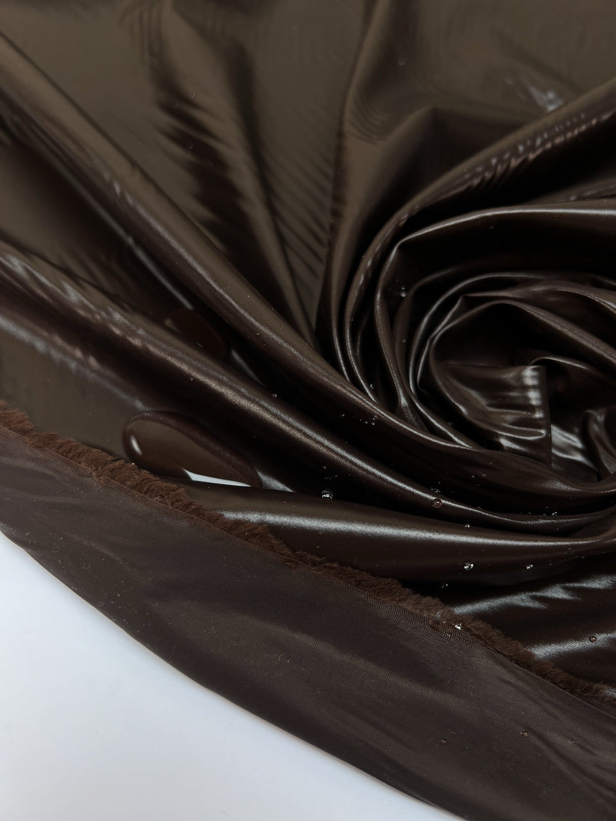 Brown Polyamide Woven Fabric