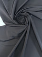 Black Wool Polyester Woven