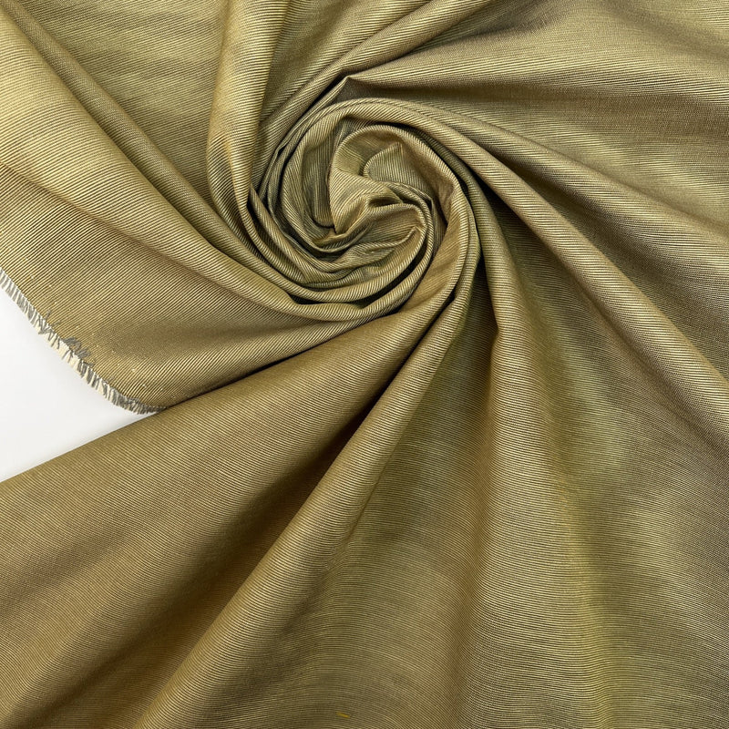 Polyester Moiré Fabric Green Abstract Pattern