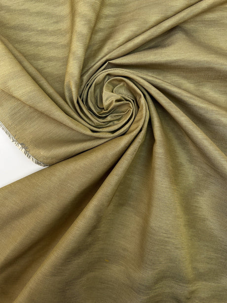 Polyester Moiré Fabric Green Abstract Pattern