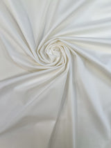 Cotton Twill With Elastane White