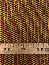 Polyester Blend Tweed in Yellow Brown Orange