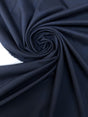Polyester Elastane Checked Blue Suit Fabric