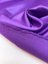 Purple Satin Polyester Fabric