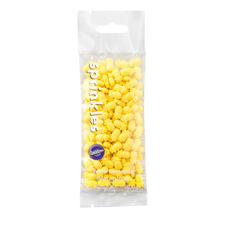 Wilton Yellow Pineapples Sprinkles Pouch, 1.1 oz.