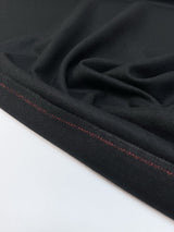 Wool Twill Fabric Black
