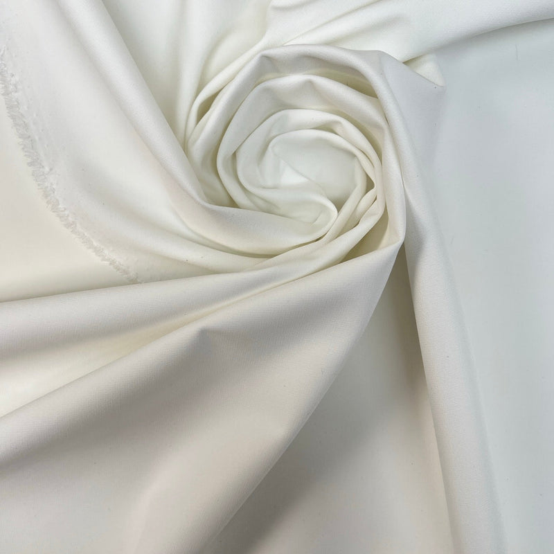 Polyamide Stretch Suit Fabric White