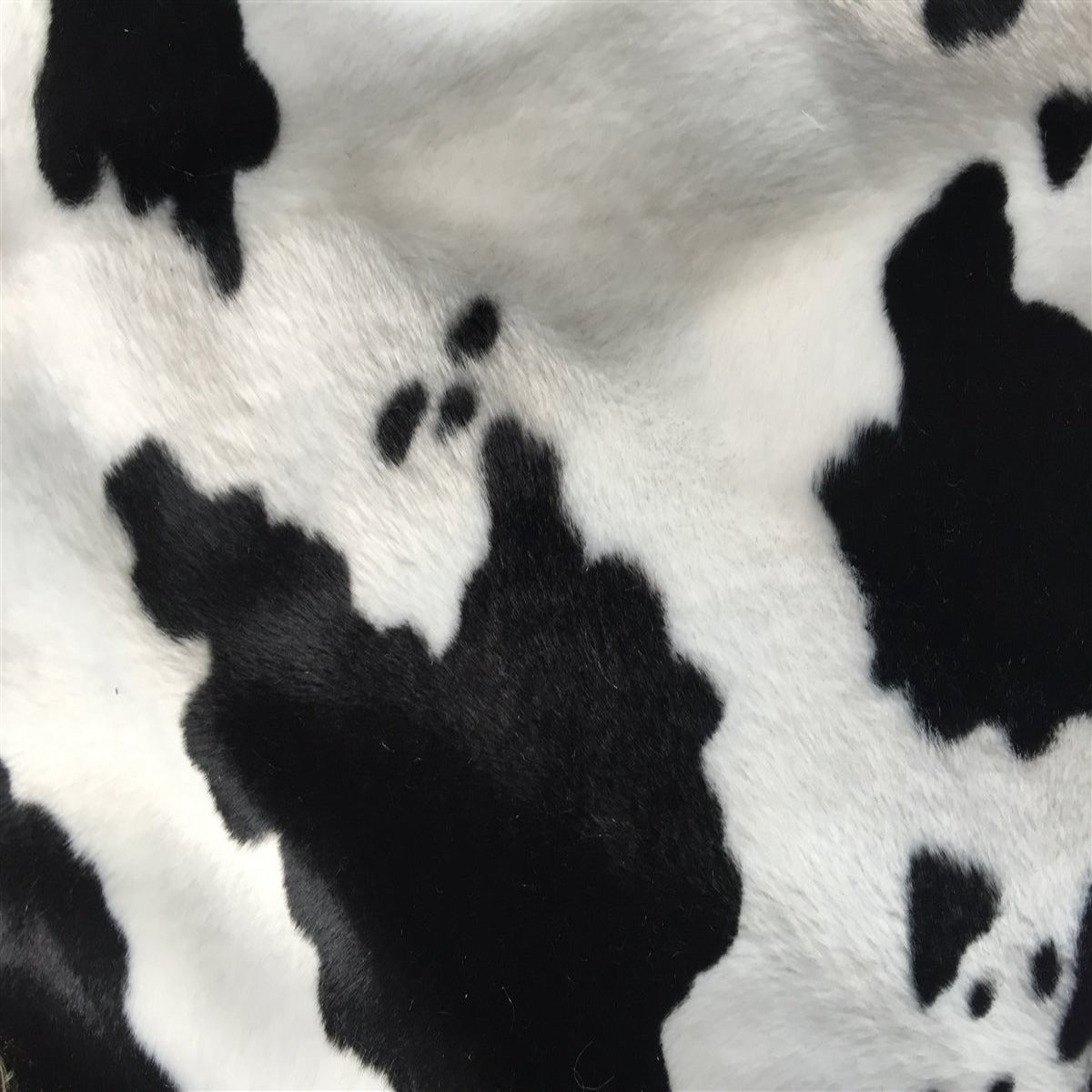 Faux Fur Cow Print Velboa Fabric