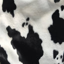 Faux Fur Cow Print Velboa Fabric