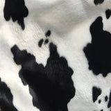 Faux Fur Cow Print Velboa Fabric