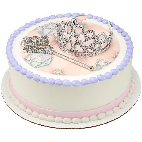 Crown and Scepter DecoSet Cake Decoration Tiara Princess