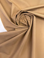 Italian Beige Polyester Cotton Gabardine