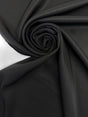 Wool Cotton Jacquard Fabric Black