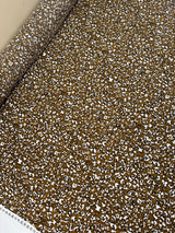 Viscose Staple Printed Brown Beige