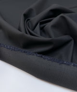 Wool Jacquard Fabric Blue Black