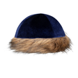 Blue Mini Shtreimel Costume Accessory - Adults