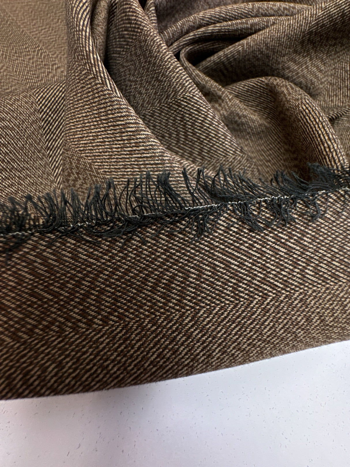 Polyester Acetate Twill Brown Beige