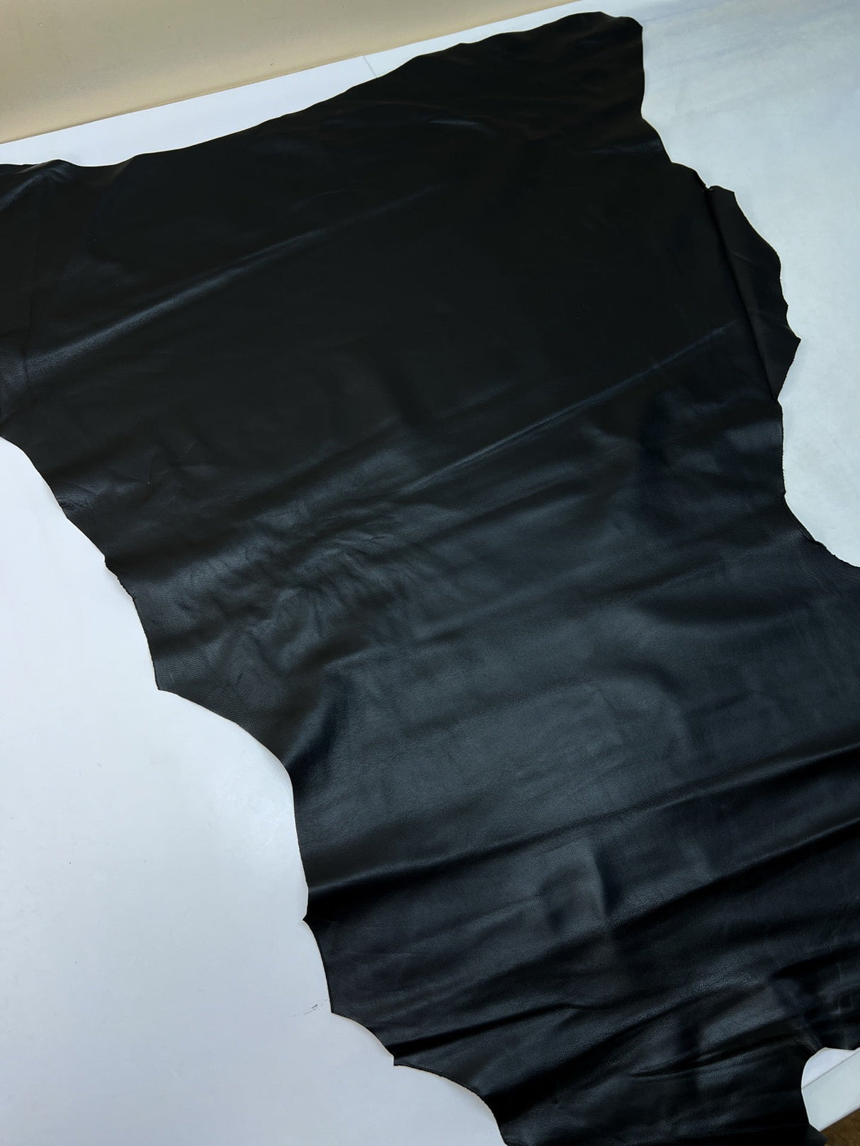 Black Stretch Leather