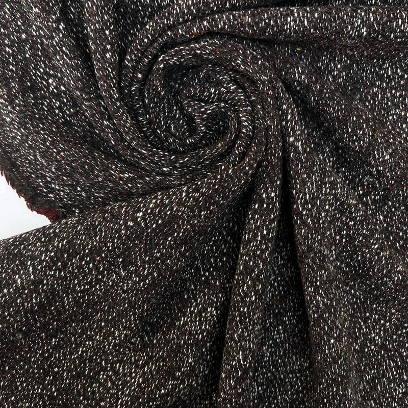 Cotton Tweed Melange RedGray