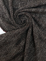 Cotton Tweed Melange RedGray